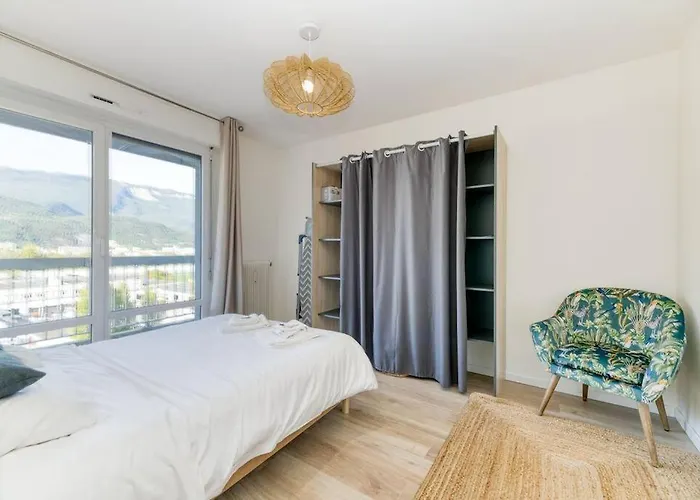Superbe : Parking Gratuit + Fibre Wifi + Balcon Διαμέρισμα Γκρενόμπλ